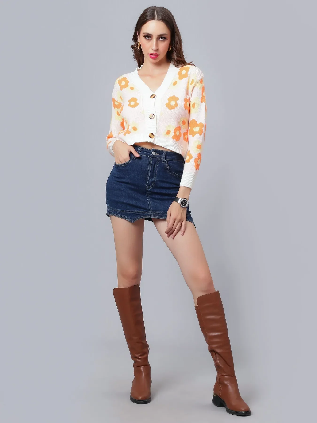 Floral Cardigan Two Piece Set - Image 10