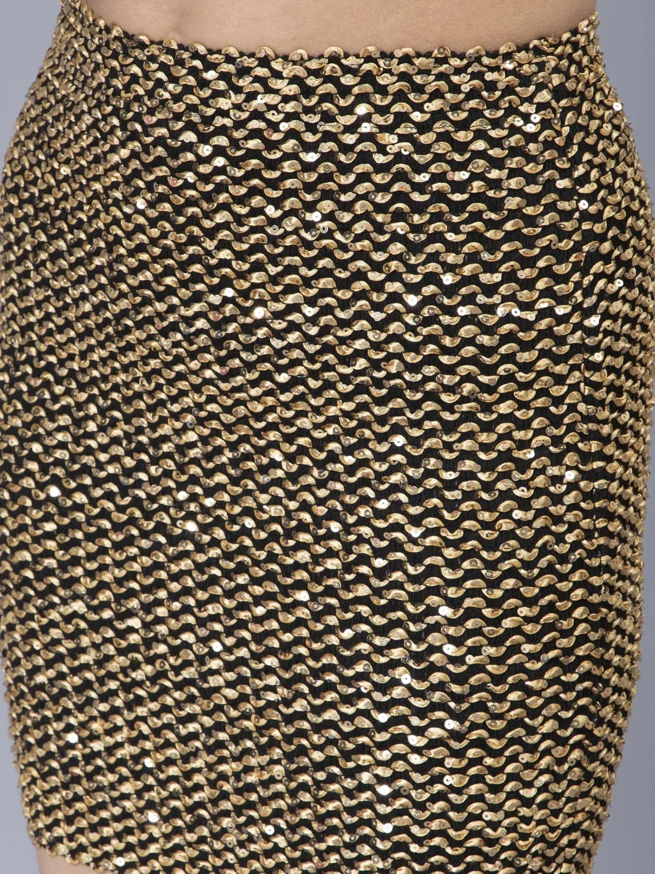 Sequined Knitted Skirt - Image 9