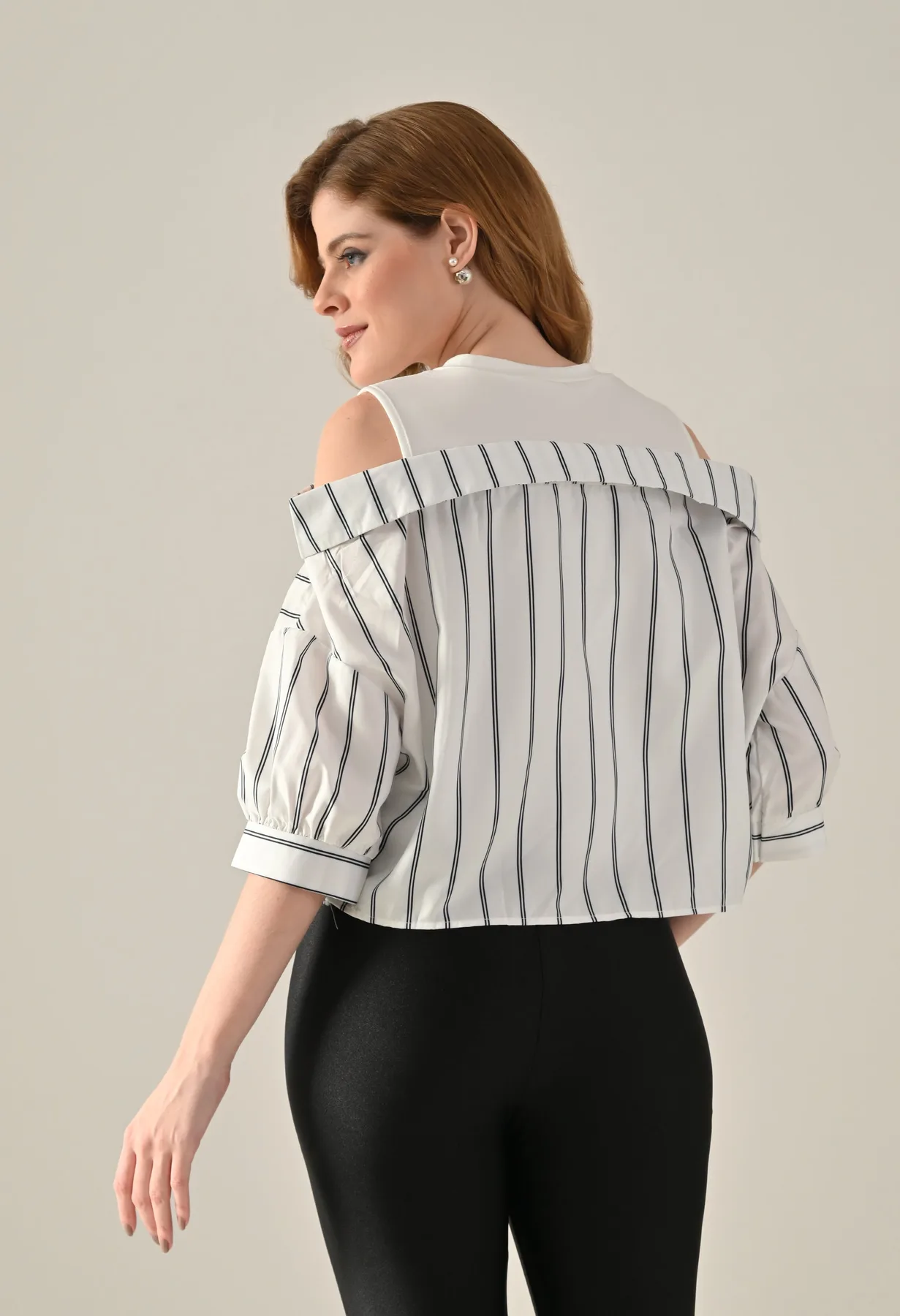 Striped Fusion Tee - Image 9